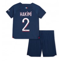 Koszulka piłkarska Paris Saint-Germain Achraf Hakimi #2 Strój Domowy dla dzieci 2023-24 tanio Krótki Rękaw (+ Krótkie spodenki)